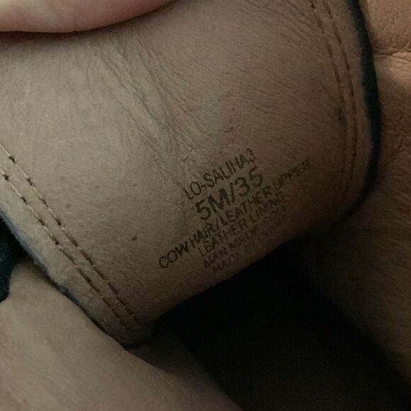 Louise et CIE animal print combat boots platform buckle ankle moto boots - Picture 7 of 7